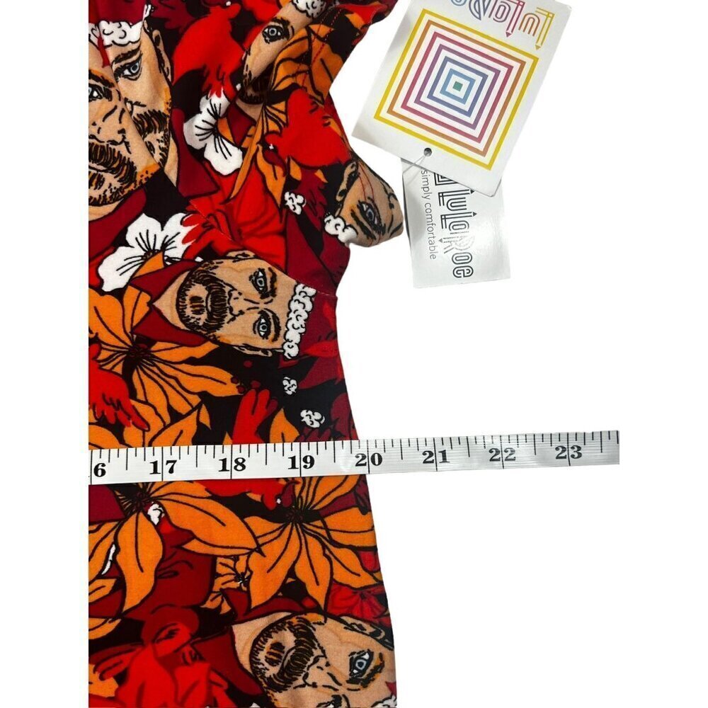 LulaRoe Women's Warm Floral Holiday Classic T - Picture 4 of 6